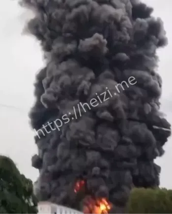 洛阳火光烟雾事故现场