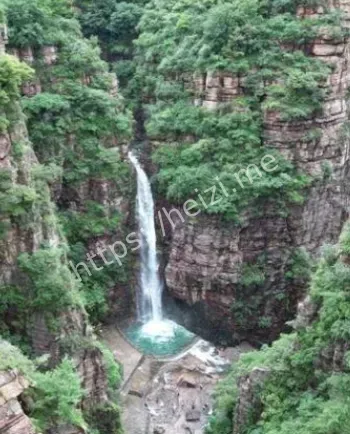 辉县老龙口瀑布安全隐患