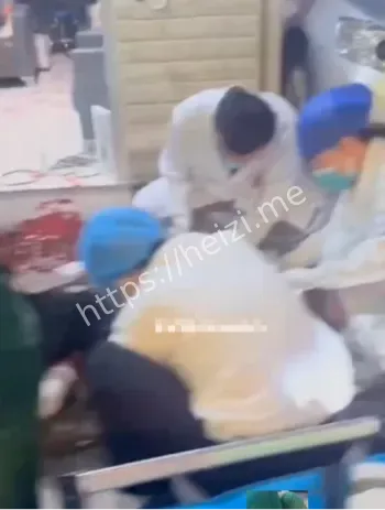 广西商家砍外卖小哥监控