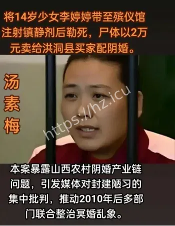 山西霍州2004阴婚案